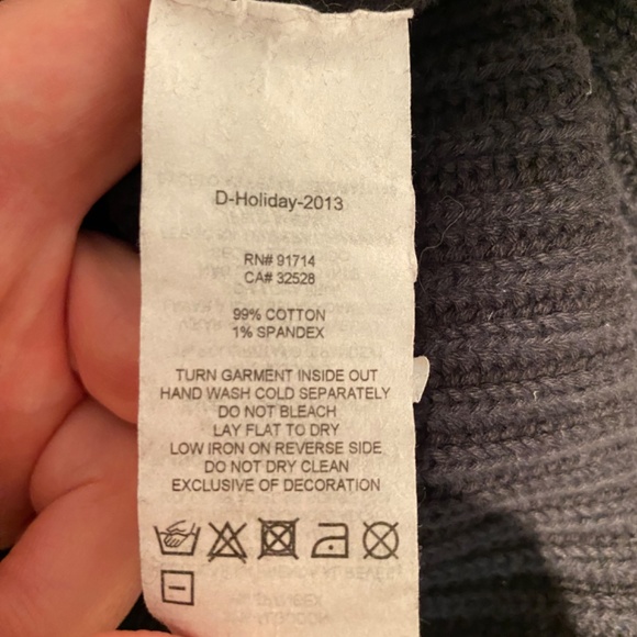 ARMANI EXCHANGE Men’s Black Zip Sweater Sz S - Picture 8 of 9